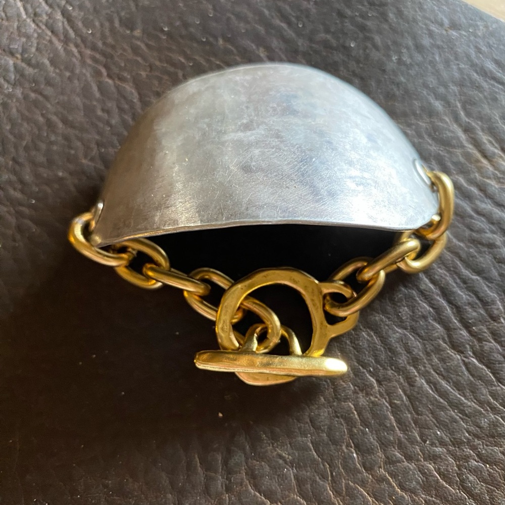 Yeats & Gomm Design mix of vintage and modern elements. Spoon bracelet.